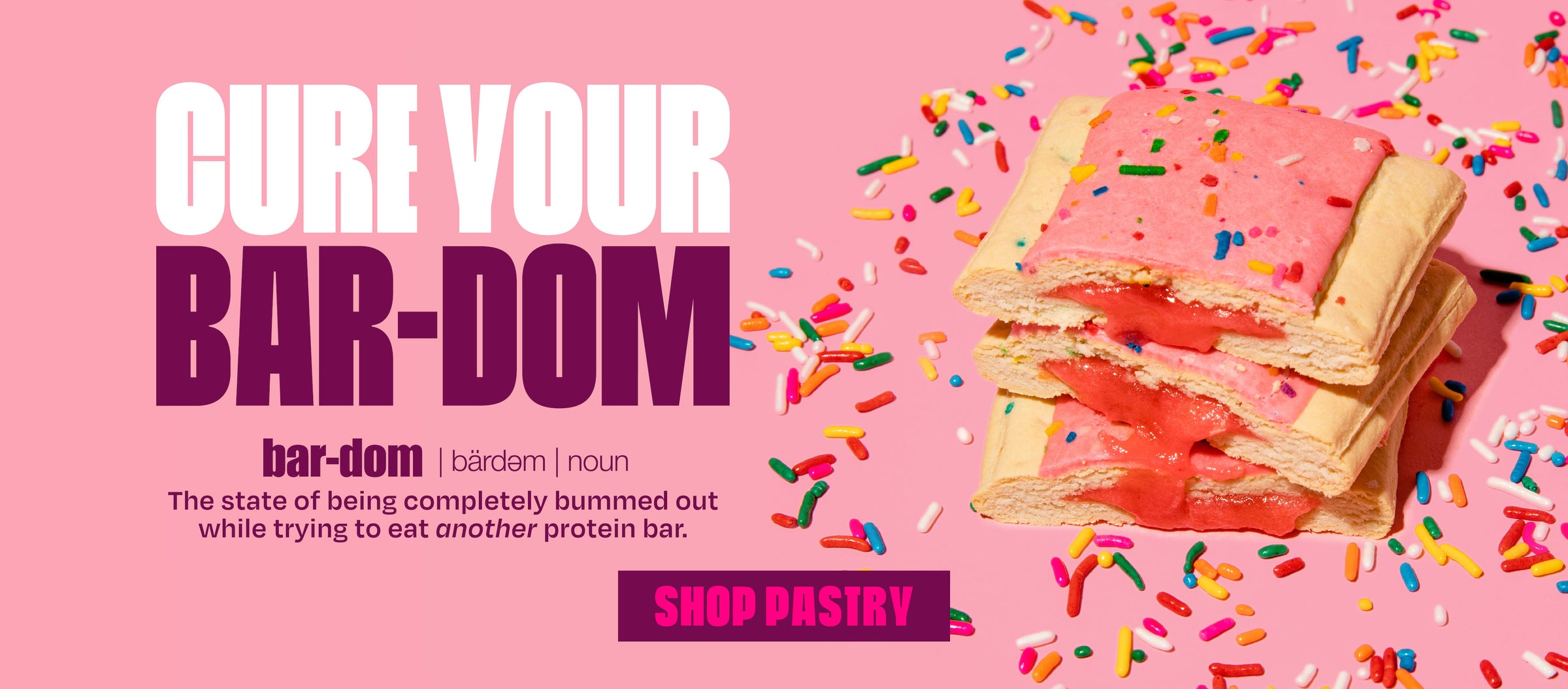 cure your bar-dom! shop pastries