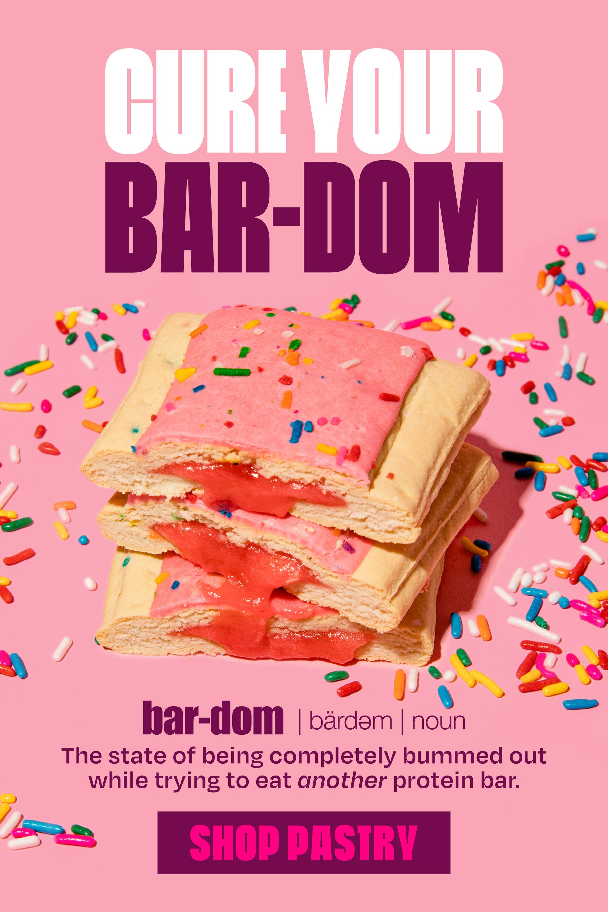 cure your bar-dom! shop pastries