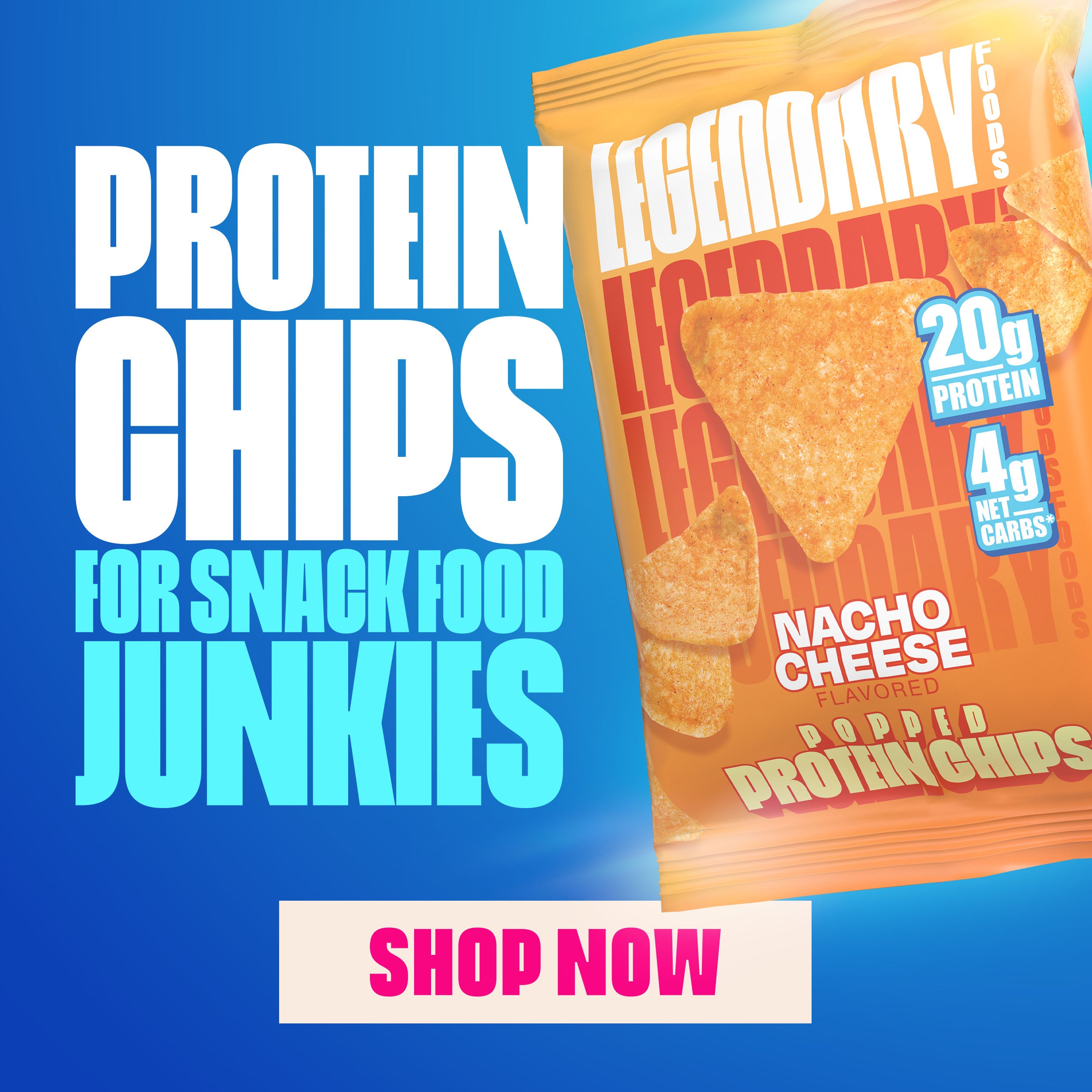 protein chips for snack food junkies! show now