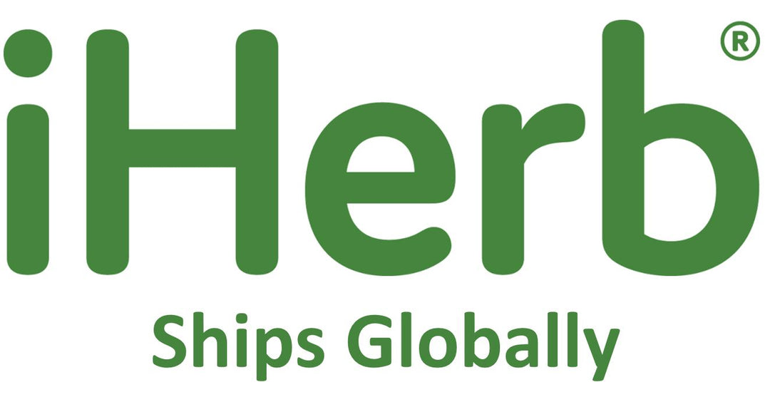 iHerb logo in green text with the words 'Ships Globally' below, indicating international shipping availability.